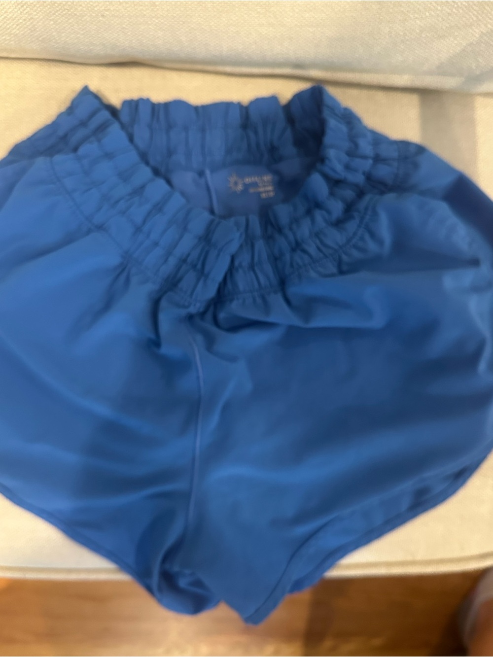 aerie Royal Blue Athletic Short with Ruched Waistband